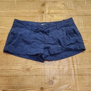 L.E.I. Ashley Trouble Navy Blue Shorts Size 17
